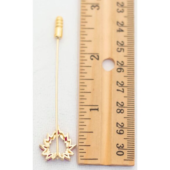 Vintage Rhinestone Heart Stickpin - A3 - Picture 3 of 3